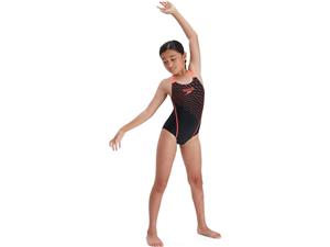 Speedo Badpak medley orange/black Girl